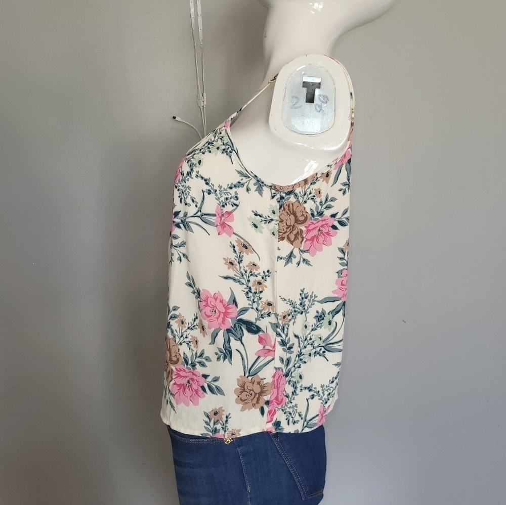 Saltwater Luxe Cropped Floral Tank, VGUC, Size L - Picture 5 of 9